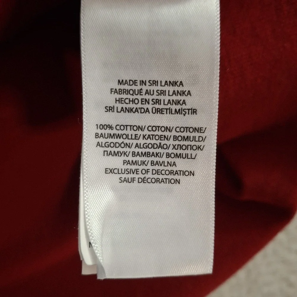 Polo Ralph Lauren Rugby Polo Shirt Men's Large Red Blue Short Sleeve R.L.P.C.